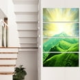 thumbnail image 1 of Green Mountains under Sun - Landscape Canvas Art Print, 1 of 3