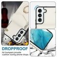thumbnail image 3 of Elegante funda multifuncional tipo cartera para Samsung S23 Plus con correas, ranura para tarjetas, soporte para anillo, protección para cámara, material de PU, a prueba de golpes, antigolpes., 3 of 5