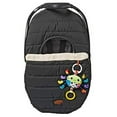 thumbnail image 2 of JJ Cole Cozy Cover Weather-Resistant & Fleece Lined Infant Car Seat Cover, Black, 2 of 12