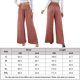 thumbnail image 2 of Pantalones Pantalones holgados de mujer Pantalones casuales de verano de cintura alta Cintura elástica Señora Pantalones Cgtredaw Rosa T M para Mujer, 2 of 8