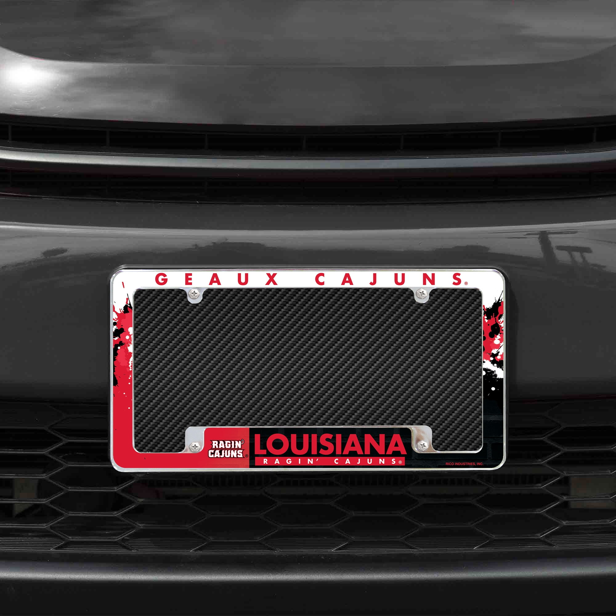 LOUISIANA LAFAYETTE ALL OVER CHROME FRAME