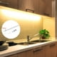 thumbnail image 2 of Barra de luz LED de aluminio, interruptor con sensor de escaneo manual, 5 V CC, USB, control de luz para armario de cocina, 30, 40 y 50 cm, lámpara de pared con 3 temperaturas de color, 2 of 5