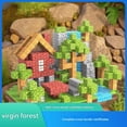thumbnail image 2 of Magnetic Building Blocks Mini Set Original Forest Series 25x22cm Kid's Stacking Toys, 2 of 6