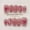 JP3309 [Glue model], variant on 24 pieces Internet celebrity explosion pink cat eye wearing nail piece finished product wholesale bow pure desire manicure fake nail
