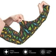 thumbnail image 2 of Balery Cartoon Dino Mangas Refrescantes para Brazos para Hombre y Mujer – Transpirables y Absorbentes de Humedad para Mujeres, Hombres y Niños, 2 of 7