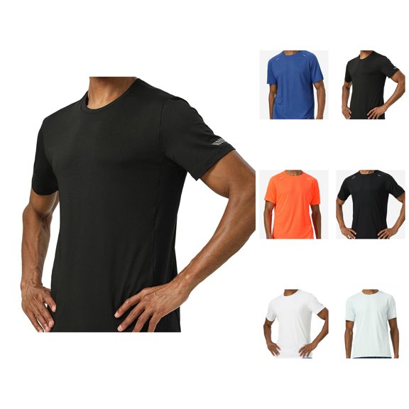 Mens Workout Shirts Quick Drying Moisture Wicking High Elasticity Breathable Tshirt Athletic Running Shirts for Men