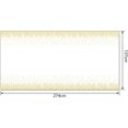 thumbnail image 2 of Mantel de lunares de oro blanco, cubierta de mesa blanca y dorada, cubierta de mesa rectangular de plástico de 137x274cm para decoración de mesa de cumpleaños de fiesta blanca y dorada, 2 uds., 2 of 5
