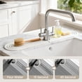 thumbnail image 5 of FZENeast Stone Drying Mat,Quick Drying Diatomite Stone Kitchen Faucet Absorbent Mat 17.7 x 3.9 (White), 5 of 7