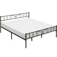 thumbnail image 2 of DSstyles Bed Frame Metal Platform Mattresswith Headboard and Footboard, Under-Bed Storage, no Box Spring Needed, 2 of 8