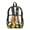 Brown Horse Sunflower, variant on COEQINE Clear Backpack for School Heavy Duty PVC Transparent Book Bag for Girls, 17 Inch Large See Through Bookbag with Reinforced Straps College Schoolbag, Axolotl Star Camo Pink