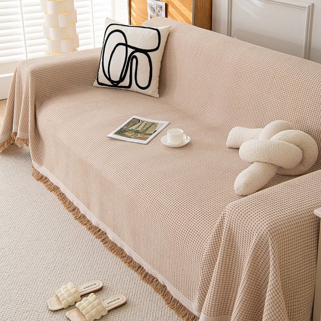 New Chenille Sofa Blanket Multipurpose Solid Color Furniture Cover Sectional Sofa Mat Sofa Towel Covers Home Living Room Decor