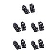 thumbnail image 2 of Decodeary 20Pcs/Set Self Adhesive Cable Clips Wire Straps Cord Organizer Desk Management black 5Set, 2 of 6