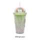thumbnail image 4 of Wosthever Botella de agua elegante con pajita para actividades al aire libre, taza de agua de plástico duradera, múltiples opciones de color Teteras Verde claro, 4 of 6