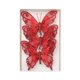 thumbnail image 4 of 50JC Delicadas decoraciones colgantes navideñas con forma de mariposa con clip para árbol y corona, 4 of 5