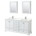 thumbnail image 2 of Wyndham Collection WCS202072DWHWQUNSMED Deborah 72" Free Standing Double Basin Vanity Set, 2 of 6