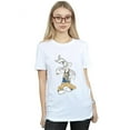 thumbnail image 1 of Looney Tunes Womens Rapper Bugs Bunny Cotton Boyfriend T-Shirt, 1 of 5