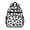 Cow Print Pattern-1, variant on Cow Print Pattern Backpack for School, Cute School Bag with Adjustable Shoulder Straps and Padded Back, 15.25"x11.5"x5.25"