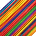 thumbnail image 2 of OULII 100 Pcs Wax Craft Sticks Wooden Sticks Bright Color Rhythm Training, 2 of 6