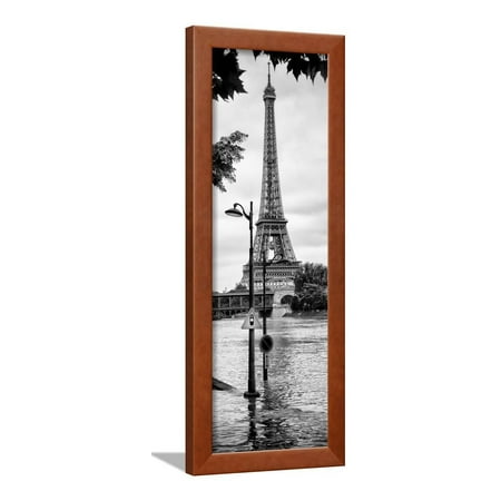 Paris sur Seine Collection - Traffic Light Panel II Framed Print Wall Art By Philippe Hugonnard