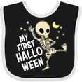 thumbnail image 3 of Inktastic My 1st Halloween with Dancing Skeleton Boys or Girls Baby Bib, 3 of 4