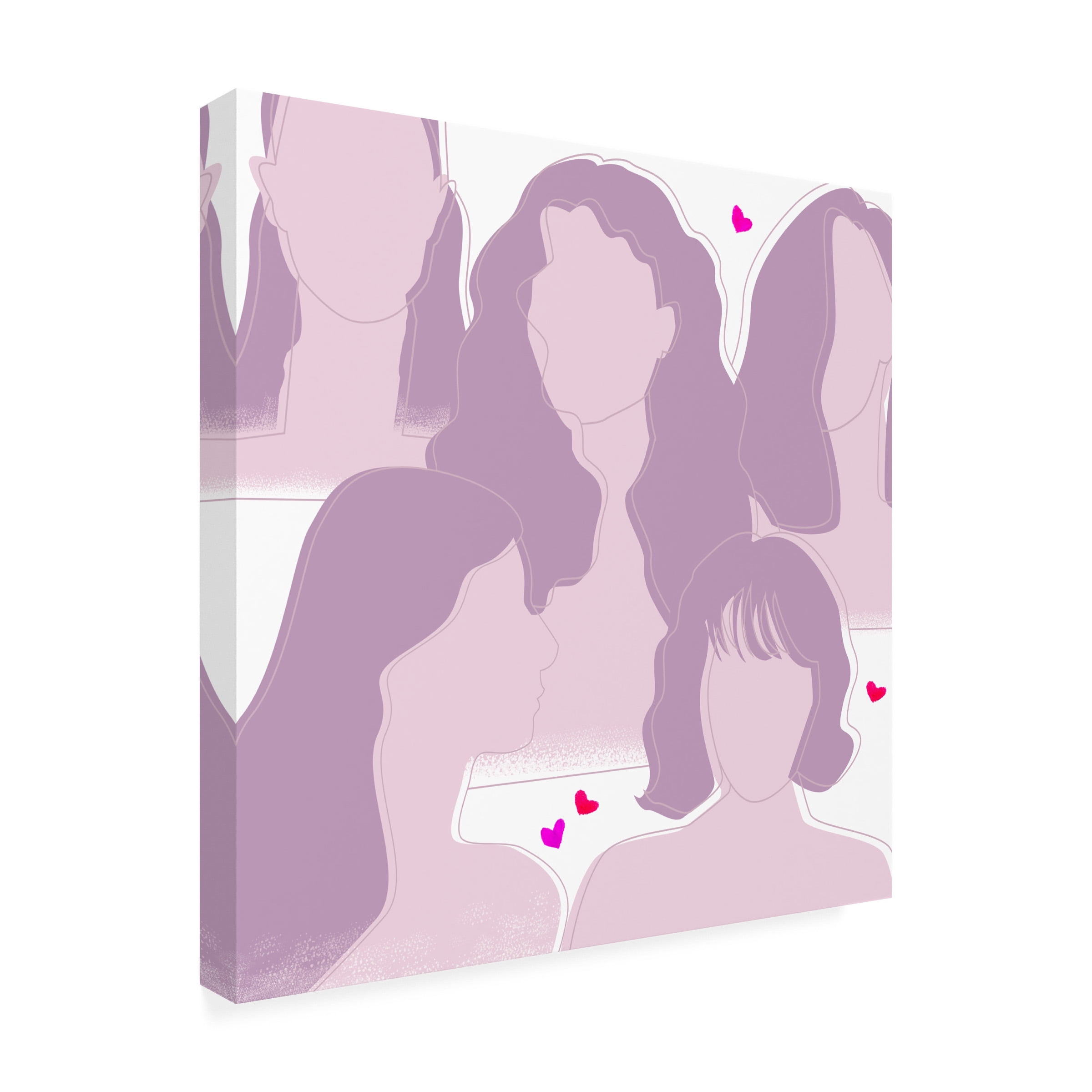 Melissa Wang 'Happy Galentines Day IV' Canvas Art