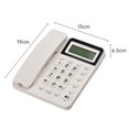 thumbnail image 4 of Teléfono Desktop Controlado Teléfono Fijo Teléfono Con Pantalla LCD MUTE/ PAUSE/ Hold/ Flash/ Redial/ Hands Free/ Calculator Functions Para El Centro De Llamadas De La Oficina, 4 of 6