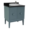 thumbnail image 5 of Bellaterra Home 30" Single vanity in Aqua Blue finish - cabinet only, 5 of 5