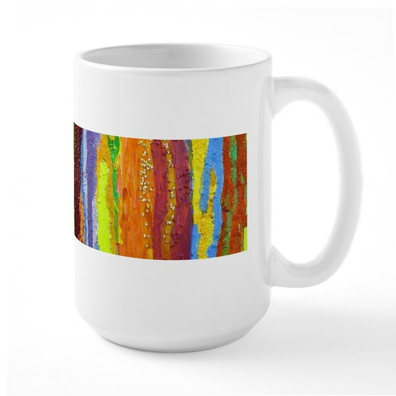 CafePress - Paint Colors Mugs - 15 oz Ceramic Large White Novelty Mug