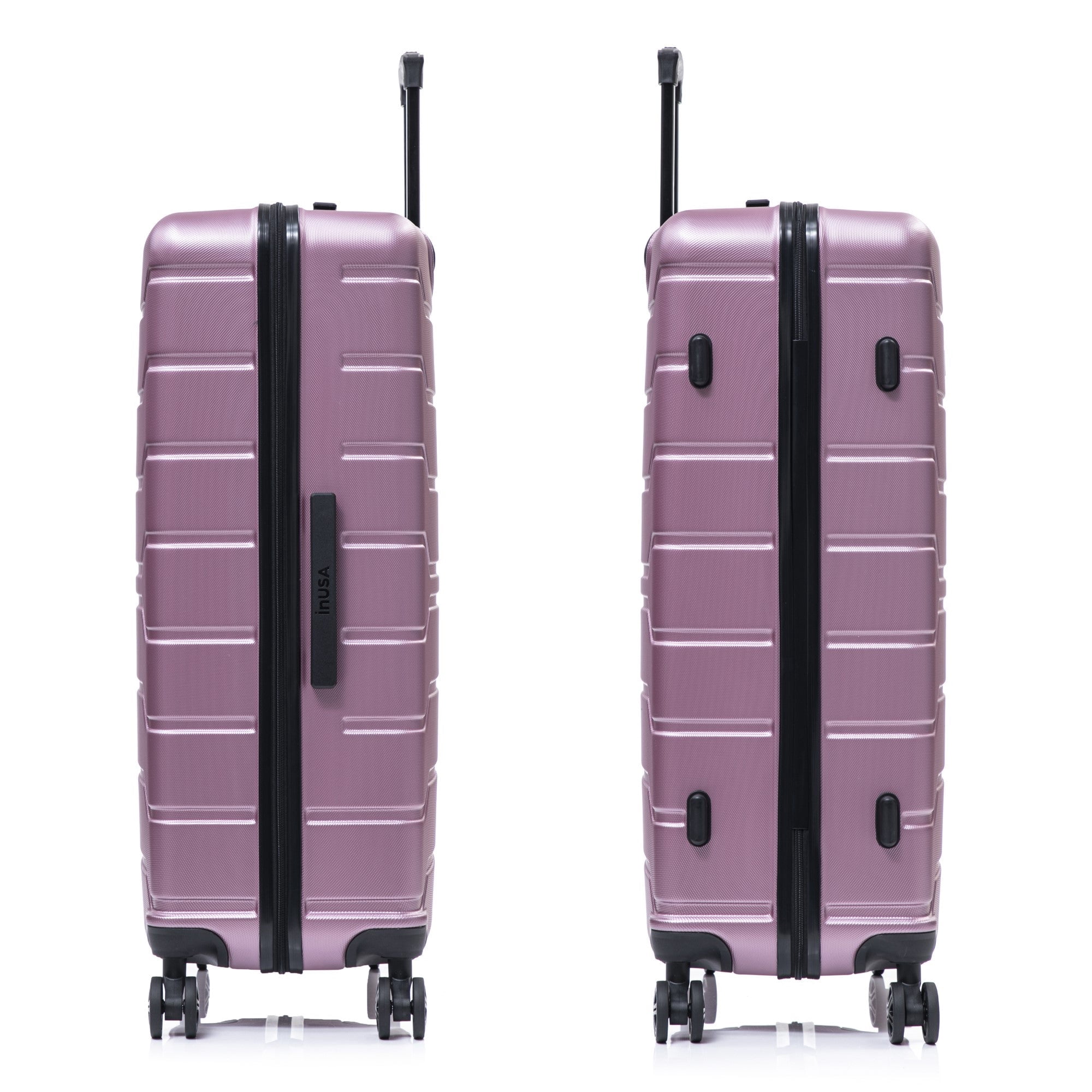 InUSA TREND 32" Extra-Large Hardside Lightweight Luggage with Spinner Wheels, Handle, Trolley, Rose Gold