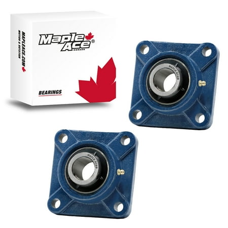 MAPLE ACE UCFL209-28 Flange Bearing 1-3/4" Bore - Oval 2-Bolt Self-Aligning Heavy Duty