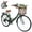 Green, variant on Dolonm 26" Folding Bike for Adult, 7-Speed Lightweight Commuter Bicycle, V-Brake Women's Bike with Rear Shelf, Detachable Basket and Cup Holder, Green