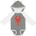 thumbnail image 3 of Inktastic Lobster Cute Ocean Creature Boys or Girls Long Sleeve Baby Bodysuit, 3 of 5