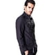 thumbnail image 1 of Camisa de manga larga slim fit para hombre: poliéster transpirable, bolsillo en el pecho, camisa informal/deportiva para exteriores, 1 of 8