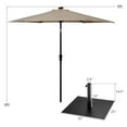 thumbnail image 2 of Costway 9ft Market Patio Umbrella w/Solar Lights & 40 LBS Steel Umbrella Stand, 2 of 8