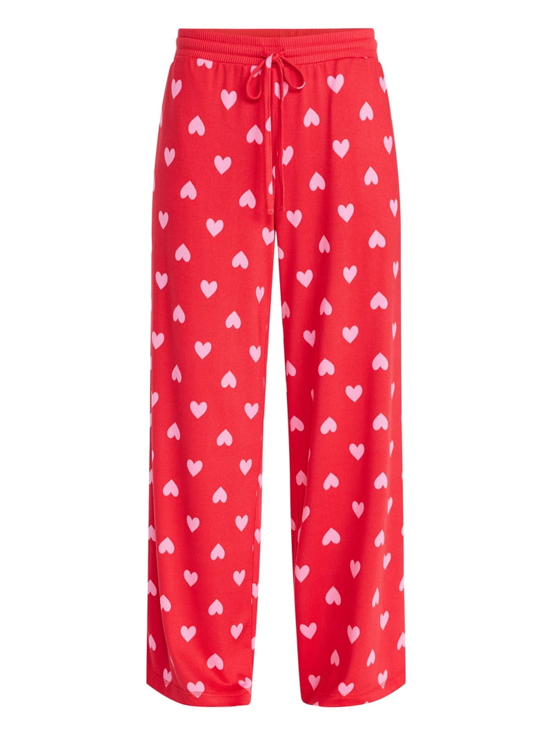 Joyspun Women's Cozy Lounge Collection Hacci Knit Sleep Pants, 29