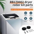 thumbnail image 3 of 6x RB170002 ADE30RGS171TW01 3447593 Kit de Secadora para Secadoras /Alliance Reemplace AP5186795 PS12220620 EAP12220620, 3 of 5