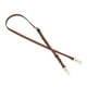 thumbnail image 3 of Correa de hombro de cuero de longitud ajustable con ganchos giratorios de metal. Bolsa de repuesto. Marron oscuro, 3 of 9