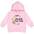 thumbnail image 2 of Inktastic Baby Stay Wild Moon Child Crescent Moon with Flowers Toddler Hoodie, 2 of 4