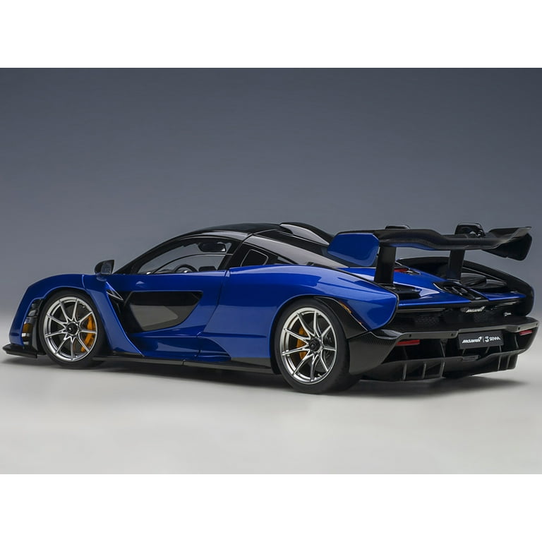 McLaren Senna Trophy Kyanos Blue and Black with Carbon Accents 1