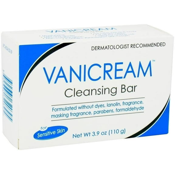 Vanicream Cleansing Bar for Sensitive Skin, 3.90 oz