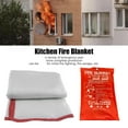 thumbnail image 2 of Emergency Fire Blanket Fiberglass Blanket Retardant Blanket T7W6, 2 of 9
