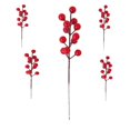 thumbnail image 1 of pitrice 5pcs Red Fruit Fortune Fruit Spring Festival and New Year Blessing Bucket Flower Arrangement Ornament, 1 of 1
