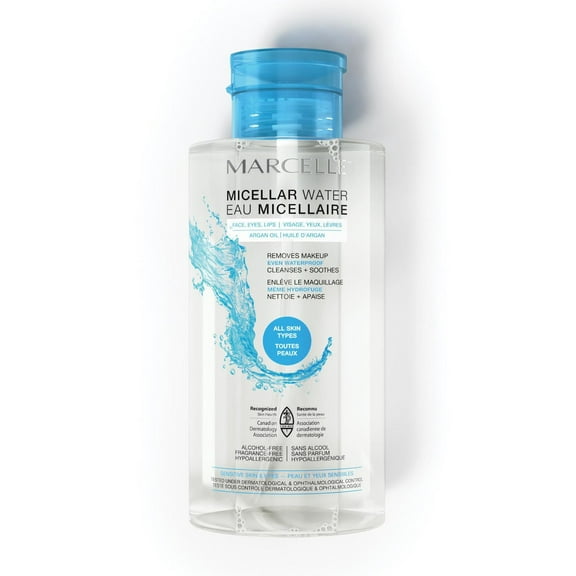 Marcelle Micellar Water Waterproof with Argan Oil, 400ml