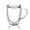 with glass lid, variant on 12 Oz Double Walled Coffee Cups Glass Coffee Mugs Clear Coffee Mug with Lid Insulated Coffee Mug Perfect for Cappuccino,Tea,milk ,Espresso,juice, Hot Beverage with Handle (12oz, with glass lid)