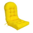 thumbnail image 2 of 44x19 Inch High Back Rocking Chair Cushion, Waterproof Outdoor Patio Seat Pad With Ties, Thick Non-Slip Ergonomic Foam Chair Cushion For Porch Glider, Indoor Outdoor Furniture, 2 of 6