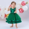 thumbnail image 3 of WOYY Newborn Girls Wedding Party Princess Dress Sleeveless Pageant Gown, Sizes 0-18M, 3 of 8