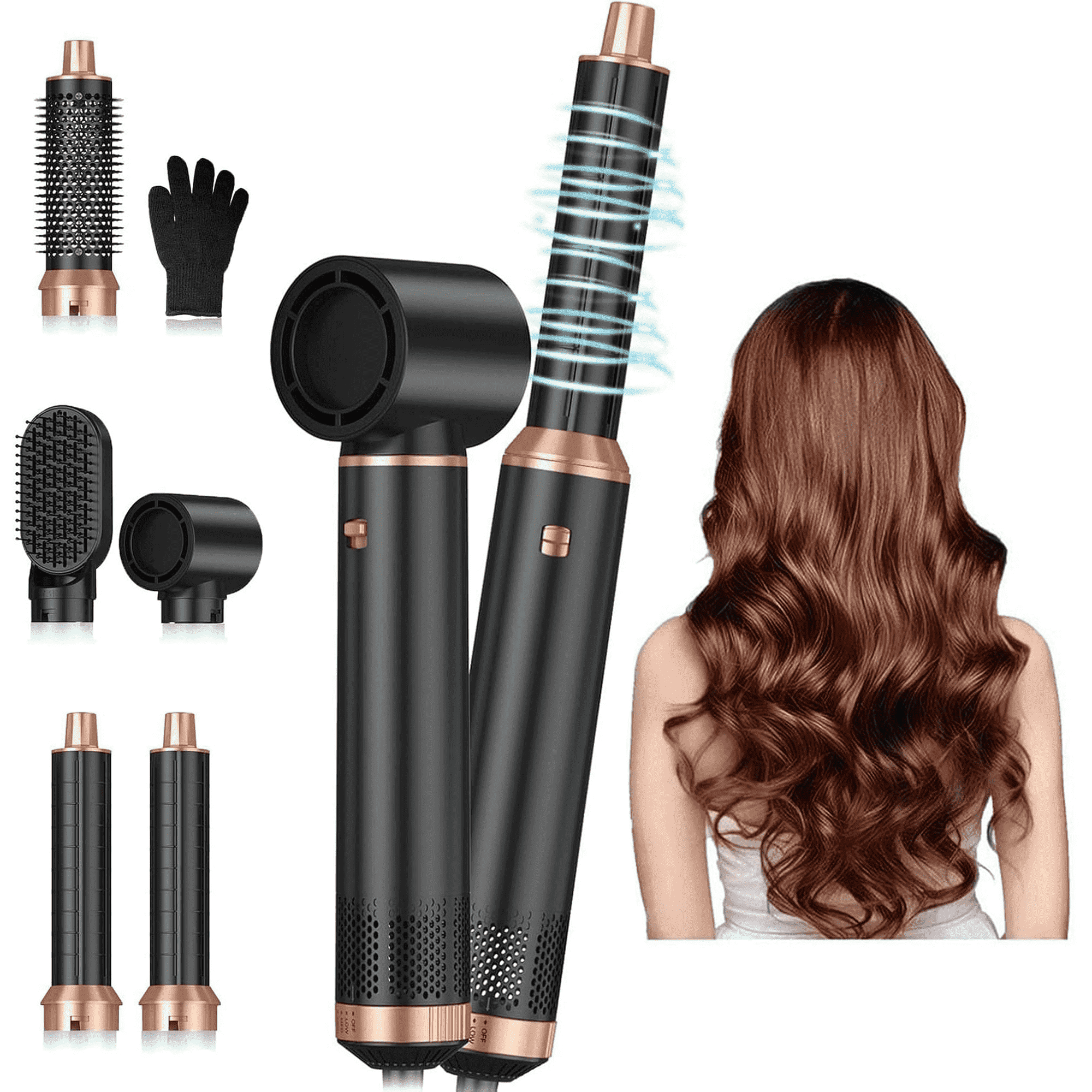 10 in 1 One-Step Hair Dryer Volumizer Hot Air Brush Straightener