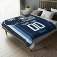 thumbnail image 3 of Tennessee Blanket Gifts for Men Women Boy Throw Blanket Custom Name and Number, 3 of 5