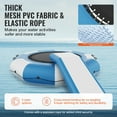 thumbnail image 3 of KFFKFF 10ft Inflatable Water Trampoline Swim Platform Bounce with Slide Pool Lake, 3 of 9