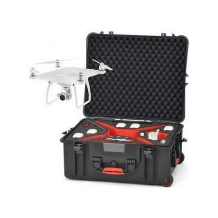 UPC: 0810145017319 | HPRC DJI Phantom 4 Case with Pre-Cut Foam Interior and Wheels Case Only Black